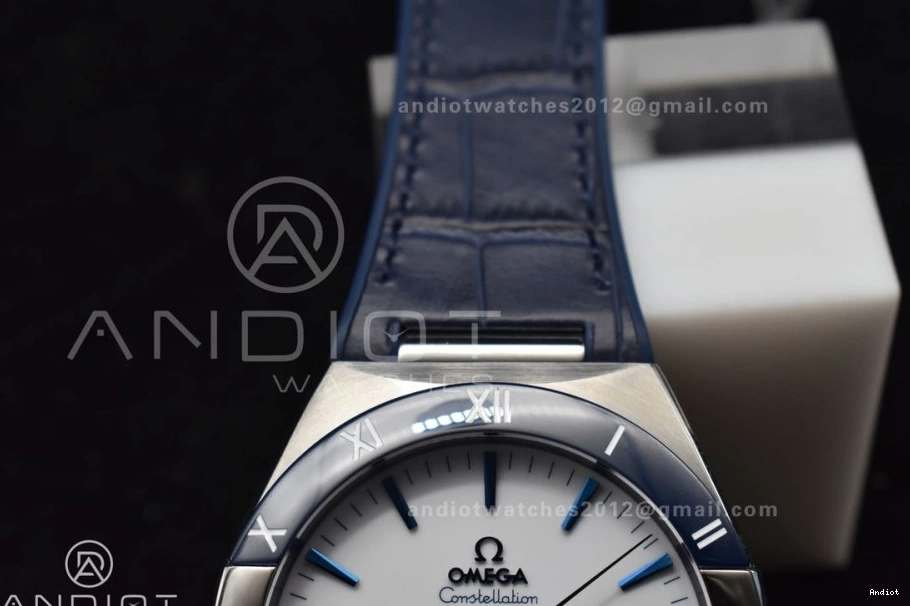 on Blue 1:1 Best 543 Edition SS Gummy A8900 Super White FashionForward Constellation Dial Strap Clone Ceramic VSF Blue 0819